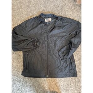 5.11 Tactical Windbreaker packable Jacket Mens Medium Black Zip Up Lightweight